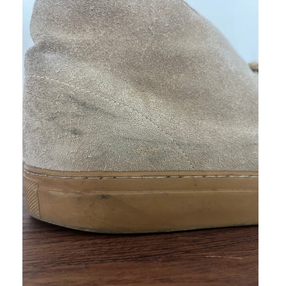 Common Projects Tan Suede Leather Chukka Sneakers Made in Italy sz EU44 Boho - Picture 5 of 9